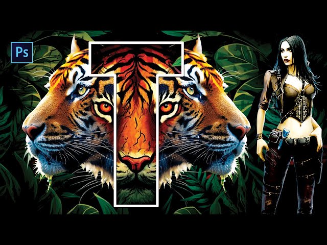 #How to make  #simple  #stylish  Design Tiger #gaming  #tutorial