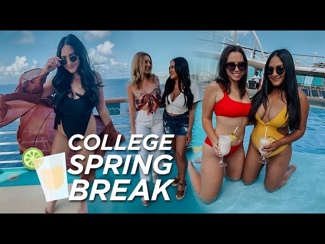 COLLEGE SPRING BREAK | My First Time On A Cruise!