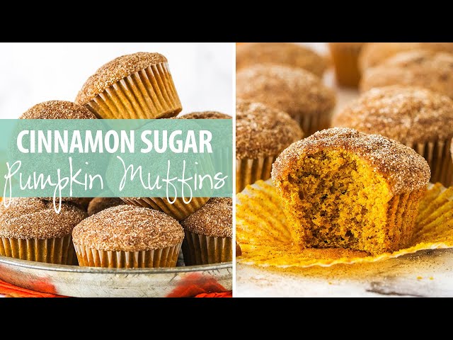 Cinnamon Sugar Pumpkin Muffins