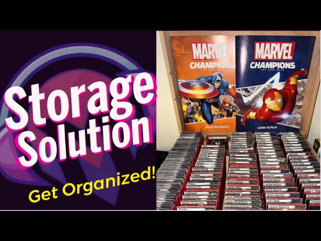 Marvel Champions | Storage Solution | DIY Card Storage | How to Store Marvel Champions