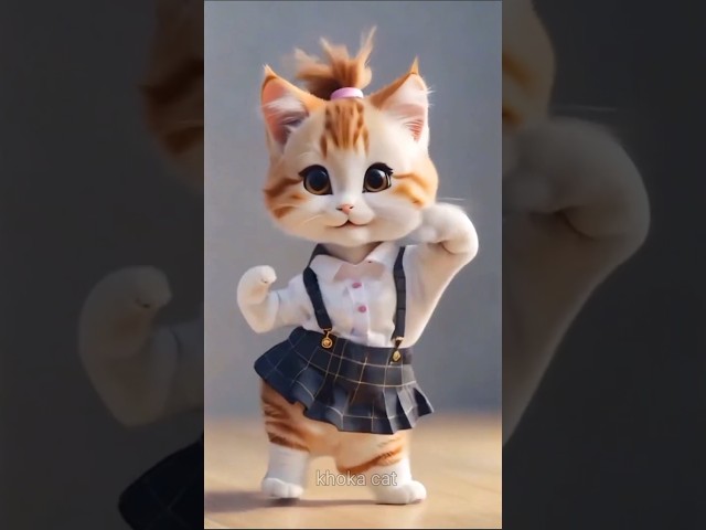 Super funny cat dance.#cute #funny #trending