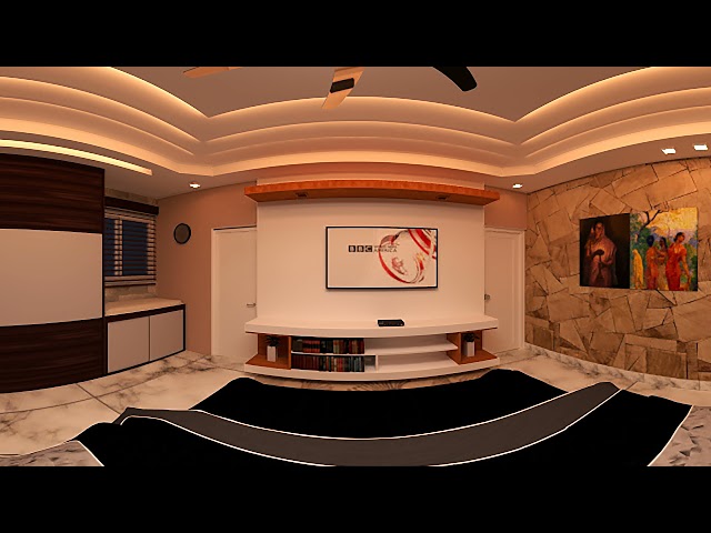 Master bedroom model by Moon Edge Designs || 360 degree In VR