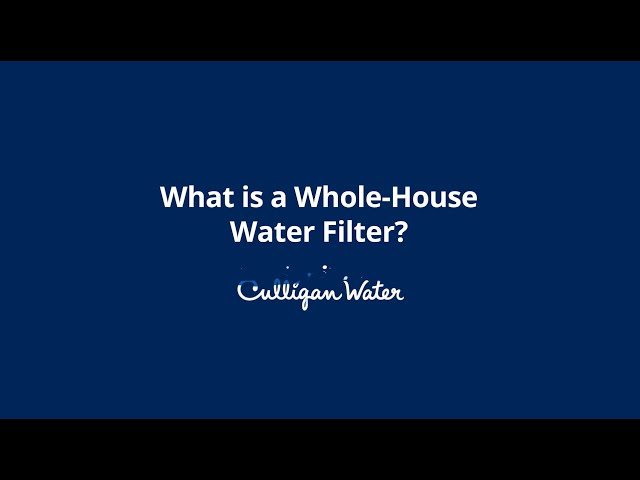 What is a Whole House Water Filter? | Culligan Water