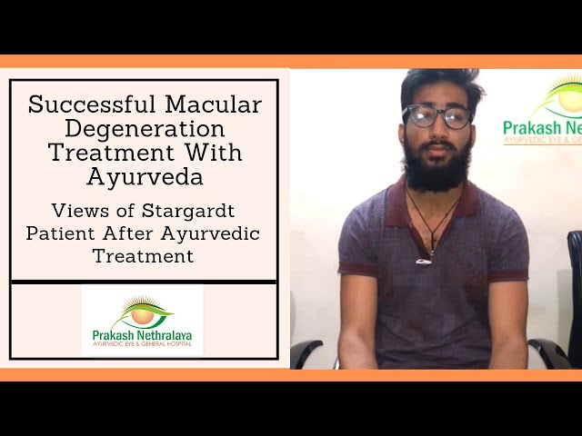 Effective and successful treatment of macular degeneration by Ayurveda in India