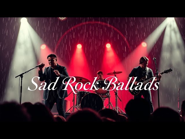 Tears & Guitars: The Ultimate Sad Slow Rock Ballads -  Best Rock Selection 🎧