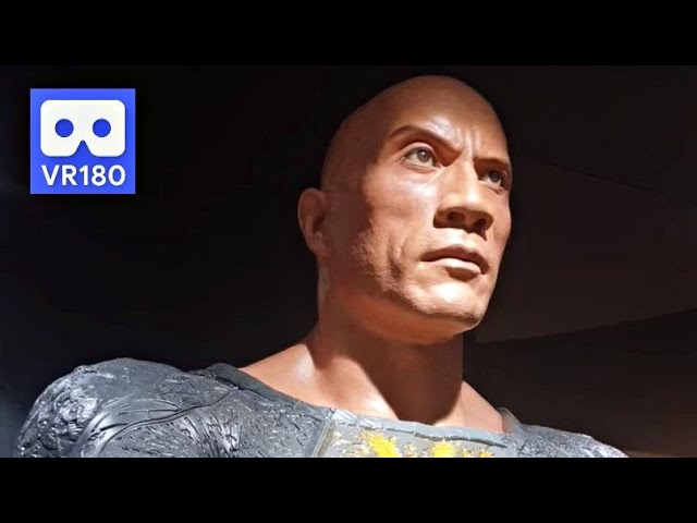 Black Adam Showcase Dwayne Johnson Superhero form DC Comic 3D 180VR 4K