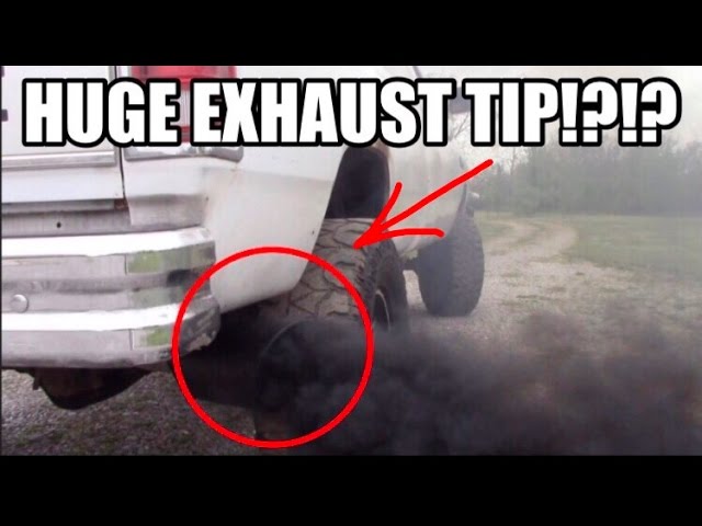 4" to 8" Exhaust tip! THIS MADE THE CUMMINS SOUND *AMAZING!!!*