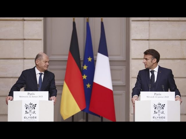 Macron and Scholz call for a united Europe in face of Trump's tariff threats