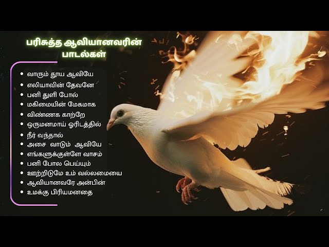 Holy Spirit tamil christian songs playlist | Aaviyanavarin Padagal | New Tamil christian songs 2024.