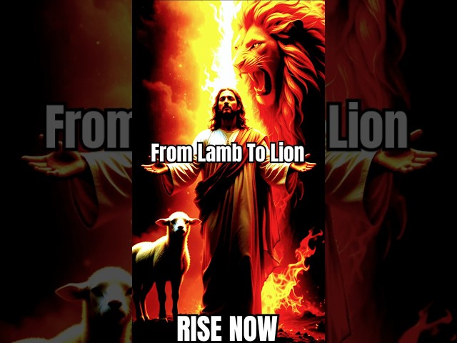 Jesus: The Lamb Who Became the Lion | Powerful Christian Motivation for 2025 #motivation  #mindset