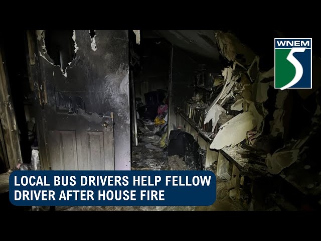 ‘Very generous’: Local bus drivers help fellow driver after house fire