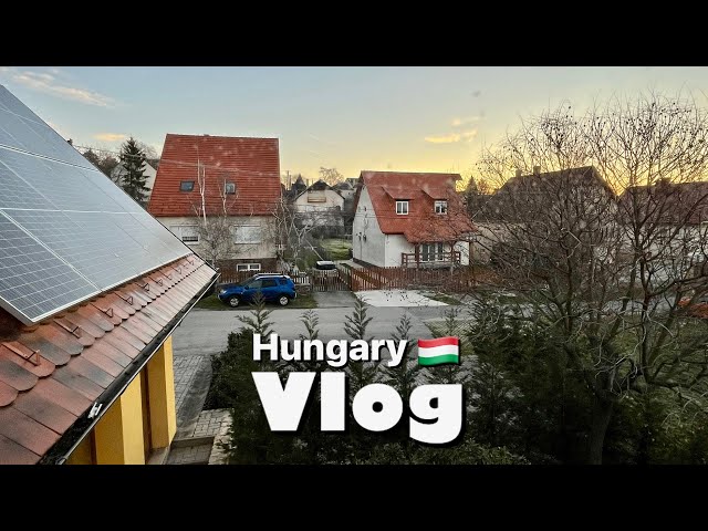 First vlog from Hungary for 2023 - Budapest to Alsóörs | Vlog 24 #travelvlog #vlog #hungary