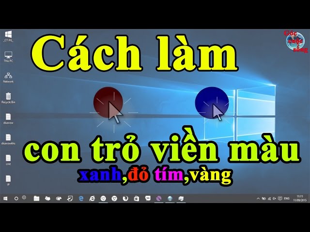 Hướng dẫn làm trỏ chuột có viền màu xung quanh