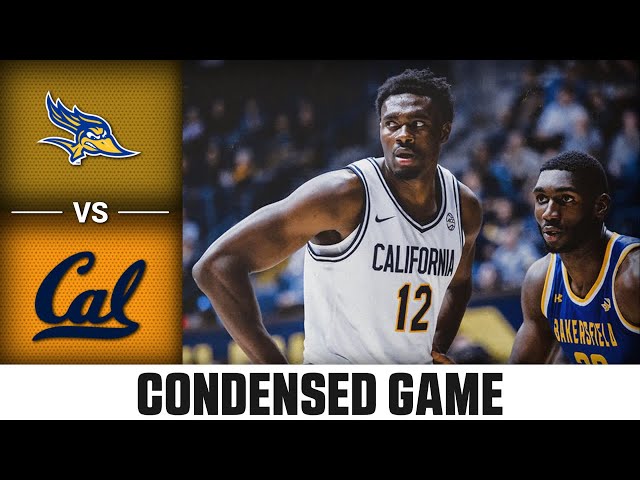 CSU Bakersfield vs. Cal Condensed Game | 2024-25 ACC Men’s Basketball