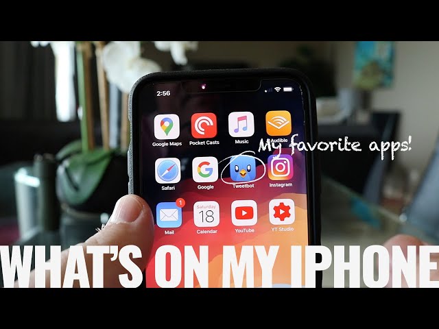 Whats on my iPhone - My Apps, Phone Case and Screen Protector!