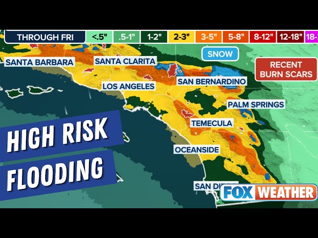 Atmospheric River Event Bringing Torrential Rain, Snow To California