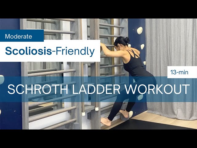 Scoliosis-Friendly SCHROTH LADDER Workout for Upper Body & Core (MODERATE)