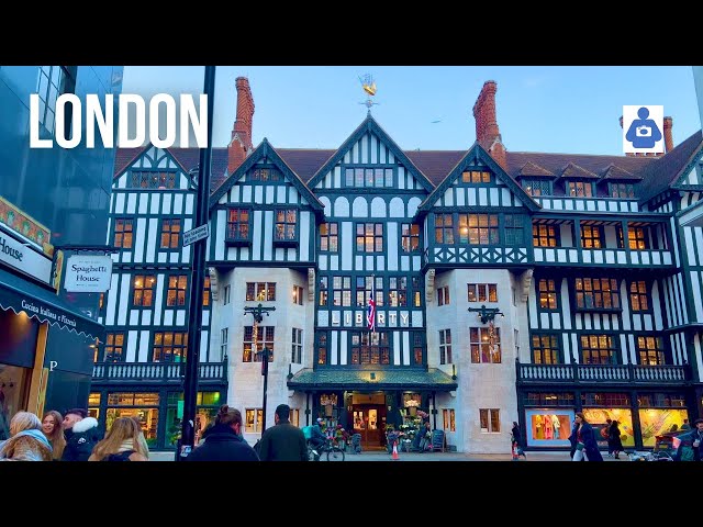 London walk | Oxford Circus, CARNABY STREET to Soho | London tour  (April 2022) London 4K HDR