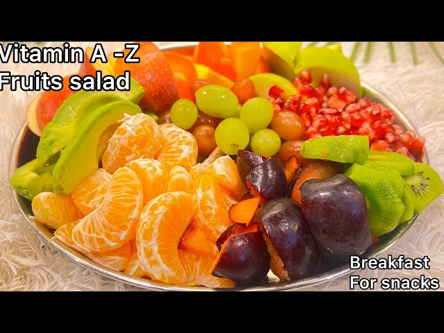 3 Minute Easy Breakfast Recipe and weight loss recipe ￼| Fruit salad recipe - 😋