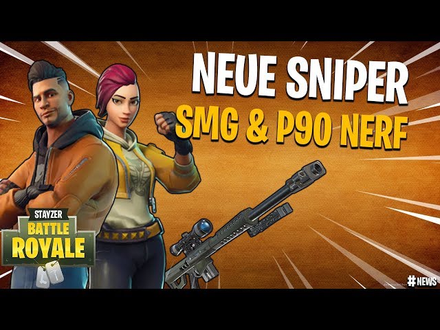 🔥😍 NEUE SNIPER + SMG/P90 NERF 😱🔥 Fortnite News Woche 3 Season 5