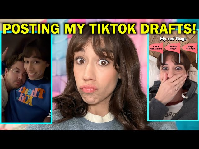 Posting My Cringe TikTok Drafts