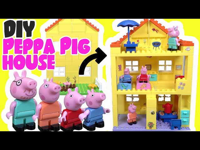 Peppa Pig DIY Family House Build Contruction for Kids