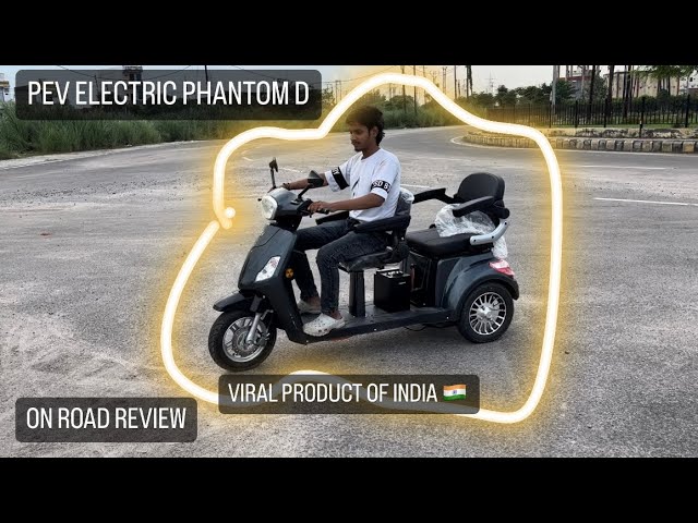 PEV ELECTRIC 3 WHEEL SCOOTER REVIEW | PEV PHANTOM #electricvehicles #electricscooter #3wheelscooter