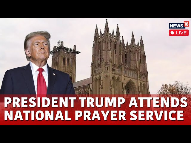 President Trump And VP Vance Attend A Post-Inauguration Prayer Service | National Cathedral N18G