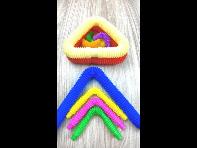 Pop Tube ASMR: Odd-ASMR POP TUBE in side change color #diy #satisfyingvideos #relaxing #creative