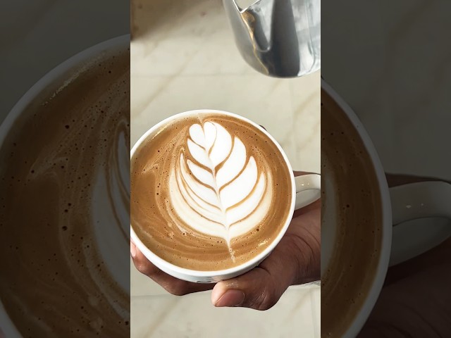 New Coffee beans rousted Latte art #youtubeshorts #trending #youtube #viralvideo #video #coffee