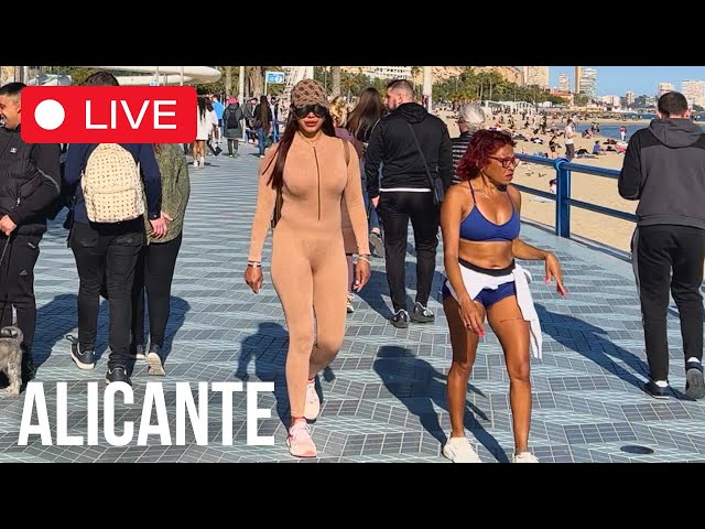 LIVE Walking in Alicante 🇪🇸 | Walking Tour in February 2025