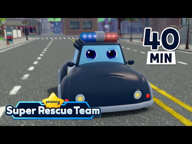 [ALL] 🚔 Eee-Ooh, Eee-Ooh!｜Police Car Special｜Pinkfong Super Rescue Team