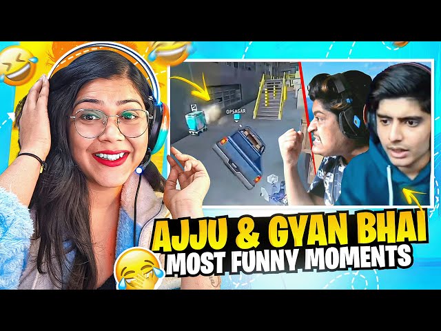 Ajju Bhai and Gyan Bhai 😂  Free Fire  Funny Moment || Reaction on ajjubhai94 and gyan bhai