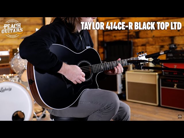 No Talking...Just Tones | Taylor 400 Series | 414ce-R Blacktop LTD