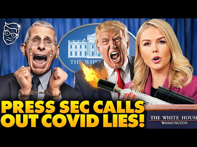 White House Reporters SCREAM As Press Secretary CONFIRMS Dr. Fauci Created COVID | 'Trump Was RIGHT'