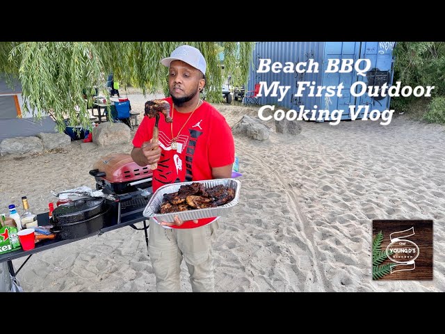 Beach BBQ My First Outdoor Cooking Vlog