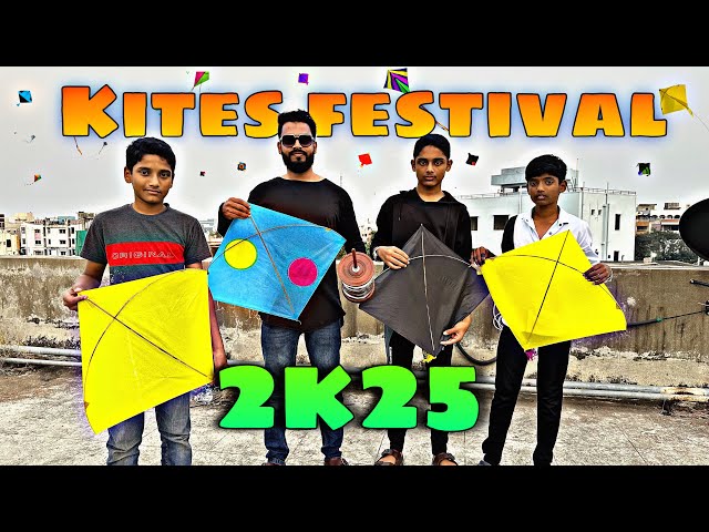 Makar sankaranti 2025 in Hyderabad | Flying Kites on kites festival 2025 ￼