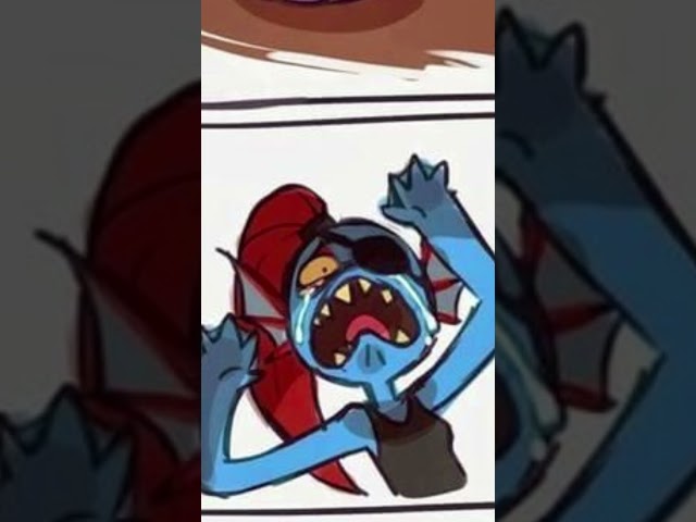 Undyne Cries to an Onion! (Undertale Comic Dub)