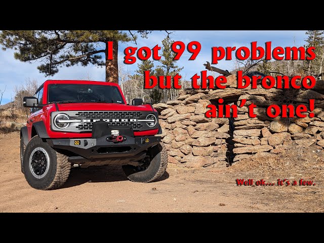 1 year ownership review with a 2022 Ford Bronco Badlands Sasquatch (lux package)