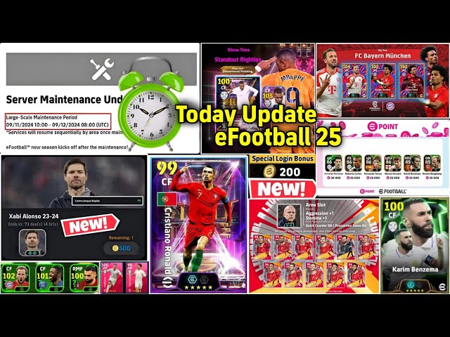 Today Maintenance End Time In eFootball™ 2025 Mobile !! Pes Server Maintenance End Time Today 🤔🔔