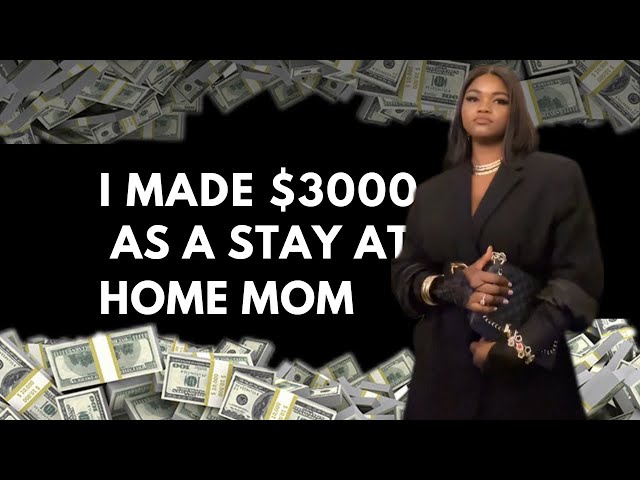 How I make money as a stay at home mom(  tips + proof) Passive income