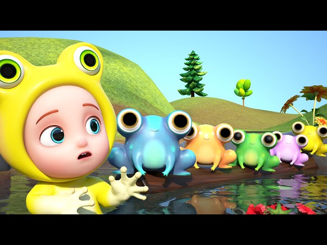 Five Little Speckled Frogs - New Version | Boo Kids Song & Nursery Rhymes