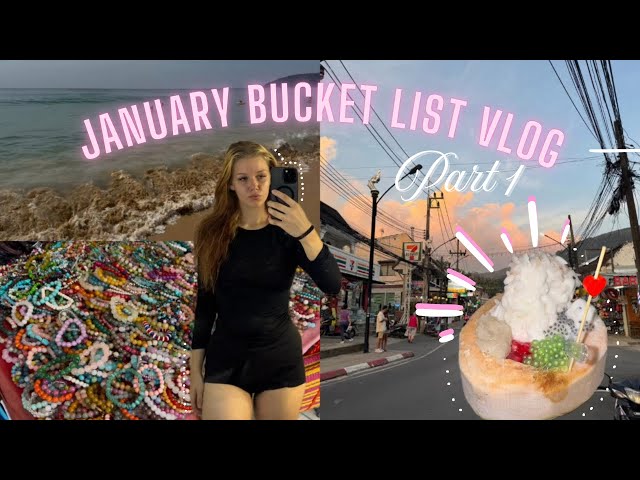 I Made a January Bucket List… But Can I Actually Do It? 🤯 (Part 1)