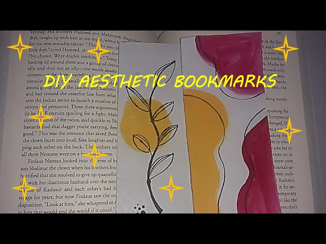 Easy Aesthetic DIY Bookmark Ideas | Art & Craft with Pika