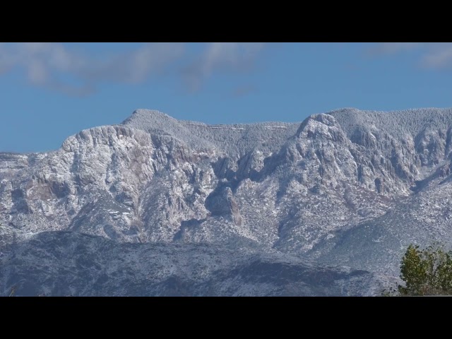 Sandia Crest Second Snow – December 2, 2023 Time-lapse