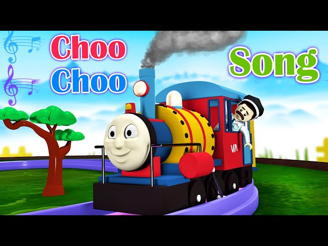 Train Cartoon Song  - Songs for Kids Toy Factory