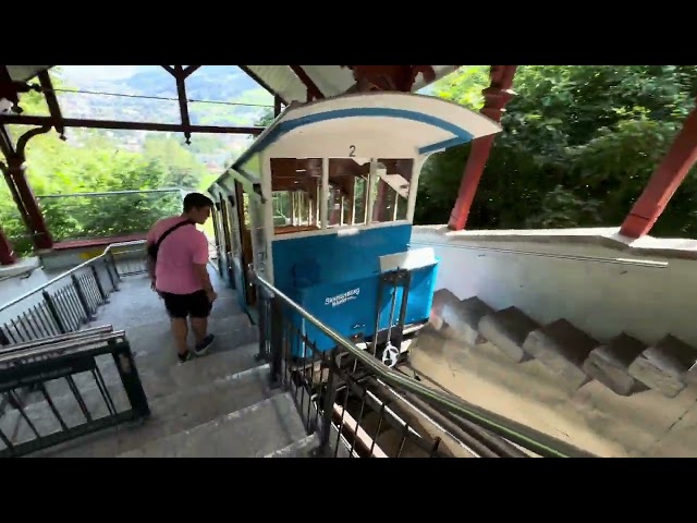 1902 Theodor Bell & Cie (mod. 2007 Garaventa) funicular @ Kriens-Sonnenberg, Kriens, Switzerland