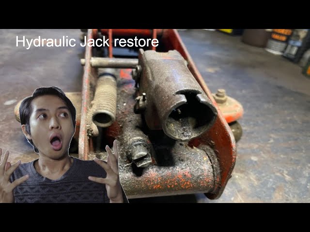 2 ton old hydraulic jack restoration / Blaze