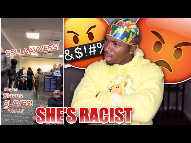 This Lady Called Black People SLAVES at the Airport | My Reaction