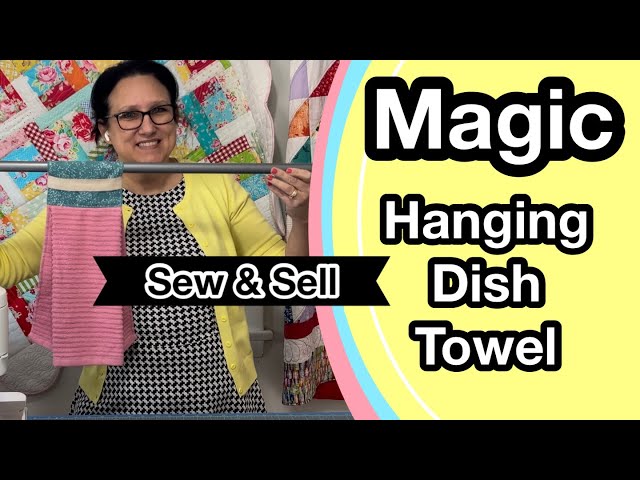 🔥 Beginner Sew And Sell Idea ~ Make Fast Easy Magic Hanging Dish Towel